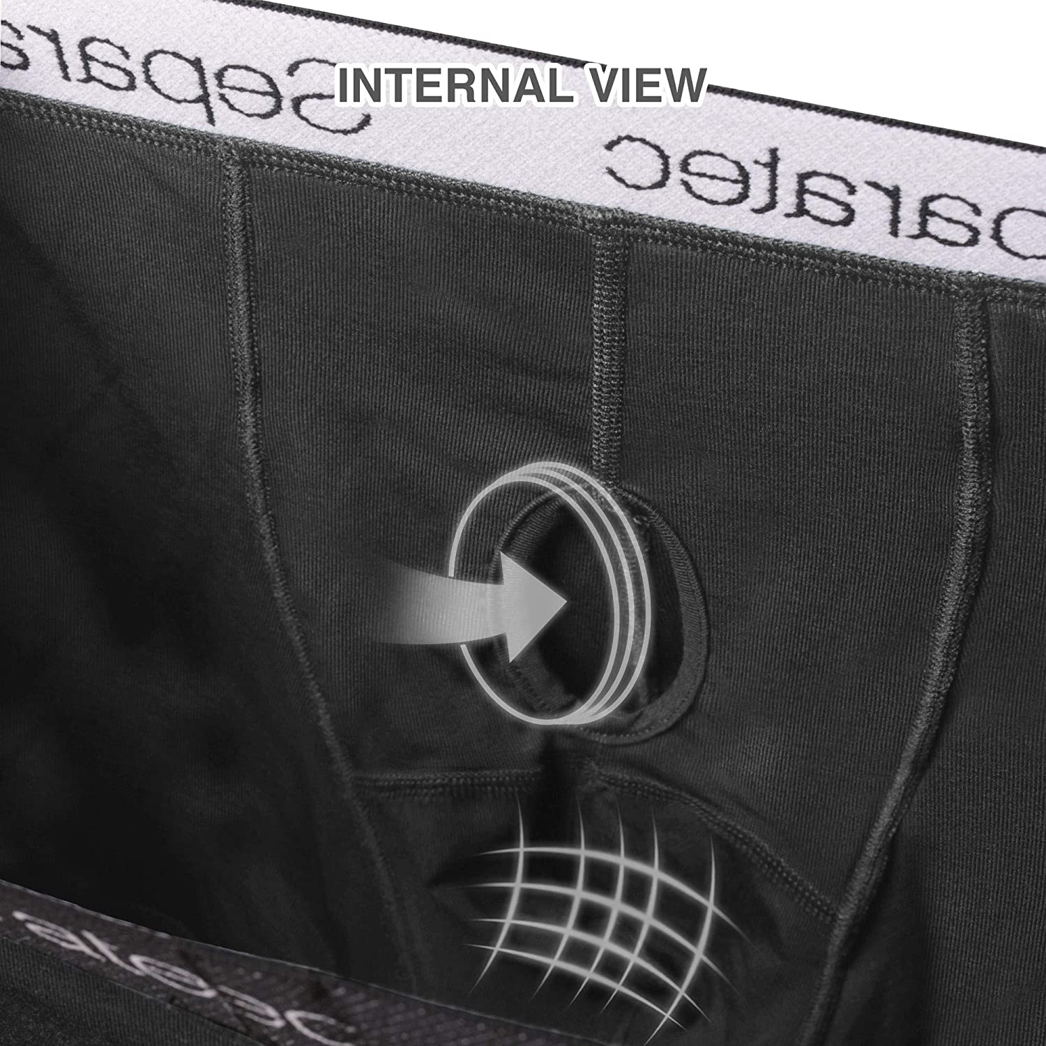 Separatec Men's 3 Pack Micro Modal Separate Pouches Comfort Fit Boxer Briefs - Image 5